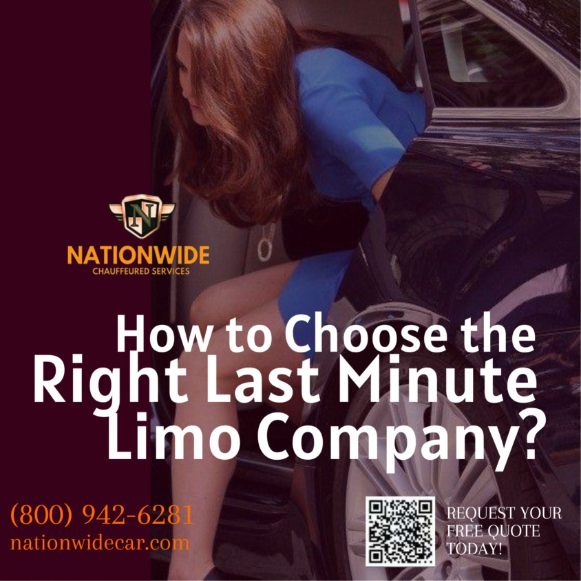 How to Choose the Right Last Minute Limo Company