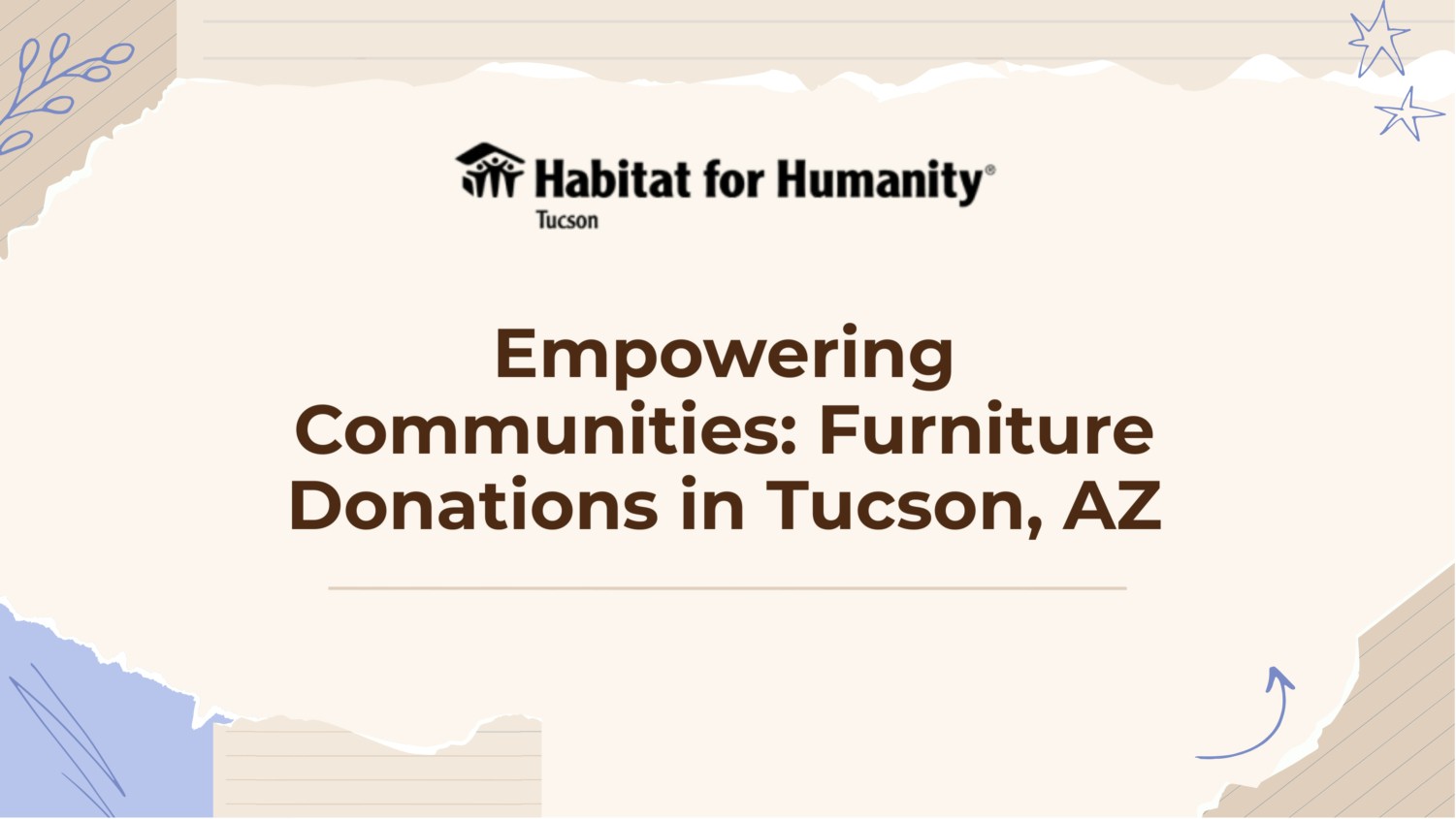 Empowering Communities Furniture Donations in Tucson AZ