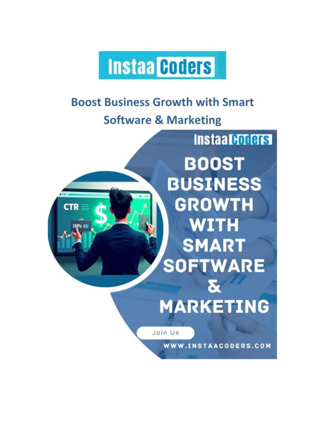 Boost Business Growth with Smart Software & Market